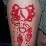 Нанесение на тело шрамов (35 фото)